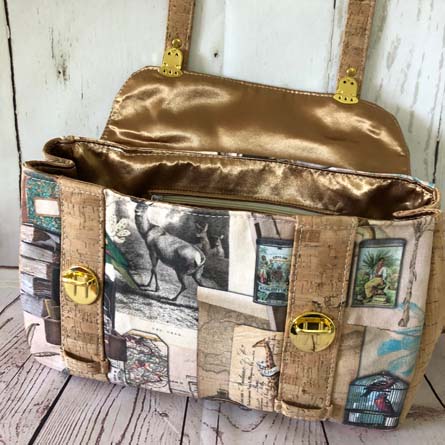 Sac cartable Miss Tallulah ouvert