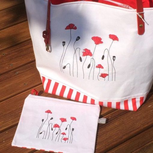 Sac coquelicots