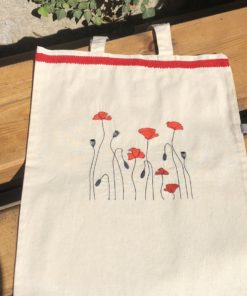 Tote bag Coquelicots