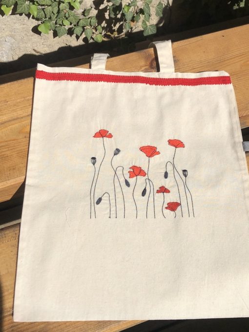 Tote bag Coquelicots